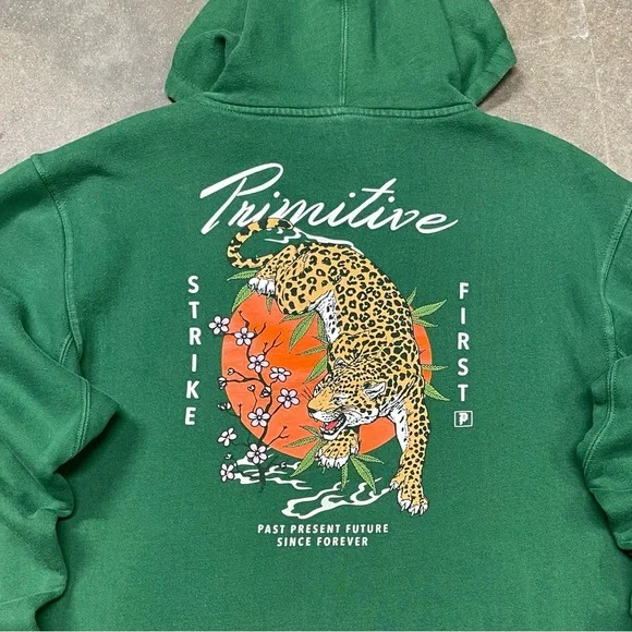 Primitive Skateboarding Ginza Pullover Hoodie Sweatshirt - Picture 4 of 7